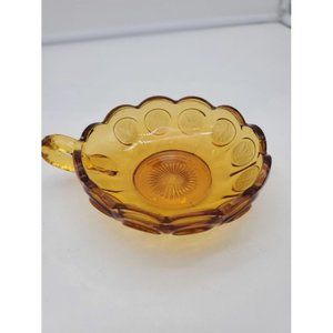 Fostoria Amber Coin Glass Nappy